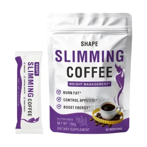Slimming Coffee Instant Drink Mix for Weight Management Support With Energy Formula 30 Servings Private Label OEM Manufacturer