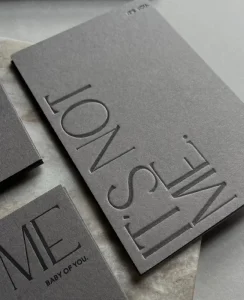 Small Business Custom Business Cards with Screen Printing Cotton Paper Lamination (300pcs) for Corporate Client Expansion