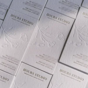 Small Business Exclusive Business Card Customization Art Paper Intaglio Printing a Top Choice for Corporate Client Expansion