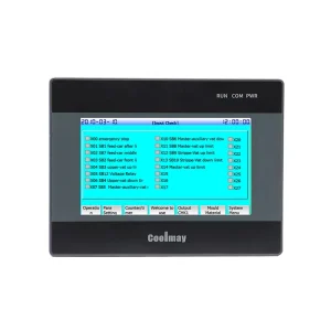 Small Size 480*272 QM3G 43FH 24MT 3AD V 485P HMI PLC All in One Controller with Free Software