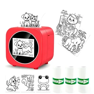 Smart AI Portable Printer Voice Image Generation Wireless Mini Thermal Printer Portable AI Mini Printer For DIY Sticker