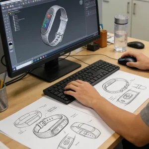 Smart Consumer Electronic Custom Design Service Intelligent Smart Bracelet Prototype Manufacturing for Wireless Smart Electronic