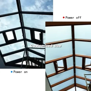 Smart Glass Application Film Electric Privacy Window Film PDLC Glass Film System Glass Application Film For Interior Use