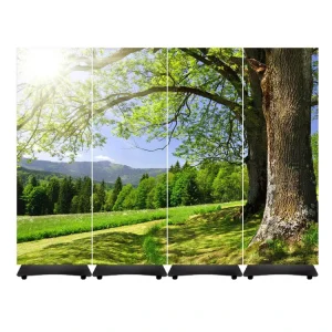 Smart Interactive Energy-Saving LED Poster Display for Off-Grid Outdoor Advertising