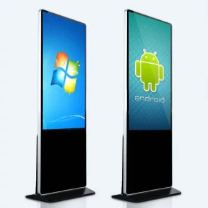 Smart Interactive Touch Screen Kiosk Vertical LCD Advertising Display Wayfinding Floor Standing Digital Signage Totem