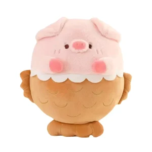 Snapper Pig Doll Stuffed Animal Mermaid Pig Plush Doll Creative Valentine’s Day Birthday Gift Cute Snapper Pig Cushion