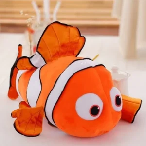 Soft PP Cotton Filling 25-60cm Throw Pillow Simulation Marine Clown Fish Stuffed Animal Plush Toy