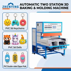Soft PVC Manufacturing Machinery Intelligent Temperature Control 3D Product Molder Equipment For Cartoon Figurine Making Forming