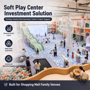 Soft Play Center Low Slide Ball Pit Toddler Area Crawl Tunnel Blocks Soft Padding CE TUV ISO Shopping Mall Project