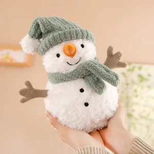 Soft Snowman Plush Toy Small Pillow Stuffed Animal Toys Pp Cotton Filled