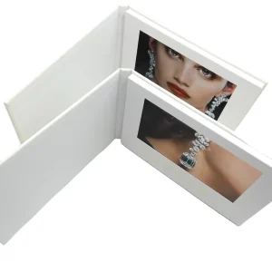 Softcover 4.3/5/7 Inch LCD Video Brochure Book for Product Launch