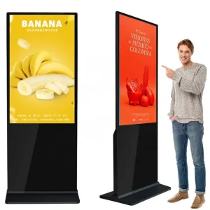 Source Factory Android Customizable LCD Touch Screen Monitor Kiosk Billboard Metal Material Advertising Digital Signage