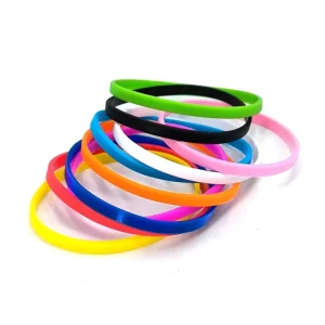 Special Design Eco friendly Non Toxic Silicone Wristband Sports Bracelet Promotional Novelty Gifts Embossed Logo Custom