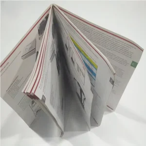 Special Folding Saddle Stitched Book Printing Offset Printed Supermarket Design Cosmetic Product Introduction