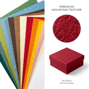 Specialty Paper Embossed Decorative Paper for Jewelry Boxes Cosmetic Packaging and Luxury Retail Presentation