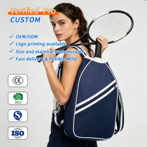 Sport Racket Bag Custom logo Lightweight Paddle Bag Multiple Pocket Many In stock Style Designer Durable Padel Bag