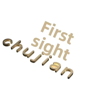 Stainless Steel Custom Design Storefront Advertising Outdoor Signage Mini Borderless Letters Fabrication 1*1cm Medical Business