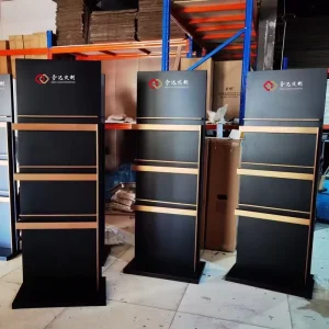 Stainless Steel Floor Brochure and Leaflet Display Stand