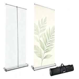 Standard 80 x 200 Portable Adjustable Lightweight Retractable Pop Banner Advertising Display Stand for Indoor