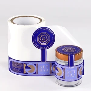 Sticker Custom Logo Label Die Cut Waterproof Vinyl for Business Product Brand Packaging