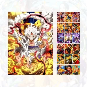 Stock New Fashion PET 3D Anime Lenticular Flips Motion Poster 30x40cm Full Color UV Printing Customizable Decor