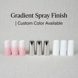 Stock PP Plastic Cap Nail Varnish Matte Gloss Surface Custom Silk Print Logo for Beauty Packaging Supply