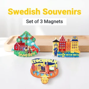 Stockholm Sweden Printing Magnet Fridge Custom Fridge Magnet with Souvenir 3d Resin Fridge Magnet