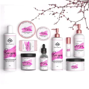 Store Business logo Design Perfume Label Sticker Idea Cosmetic Label Design for Branding Package