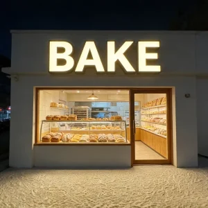 Store Front LED Custom Logo Sign Business Signage LED Front Lit LED Shop Sign for Wall Decor