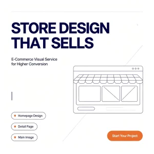 Store Homepage Customization Listing Page Design Consignment Shoot Commercial Ad Photography Hero Image Creation