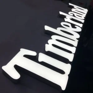 Store Logo Light Building Top Business Shop Sign Wall Decor LED Signage for Outdoor