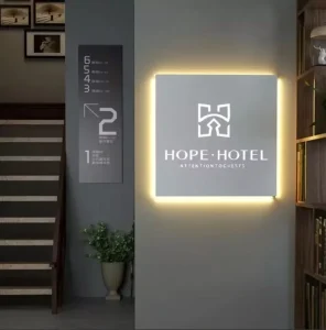 Store Sign Led Letter Custom Metal Storefront Outdoor Led Front Sign 3d Shop Business Custom Led Sign
