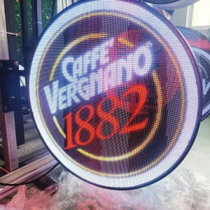 Store Sign Store Logo Storefront Logo Store Sign Logo Restaurant Sign Logo Wall Outdoor Round Led Display Panel