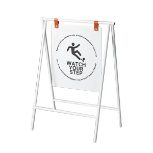 Storefront Custom Design Metal Frame Sign Store Furniture Display Stand