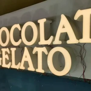 Storefront Office Sign Wall Building Front Lit Acrylic Led Store Front Signs