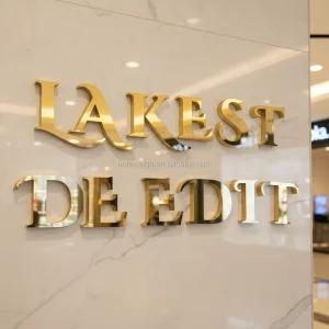 Storefront Signage Advertising Board Outdoor Metal Letters 3D Signage Restaurant Advertising Sign Boards