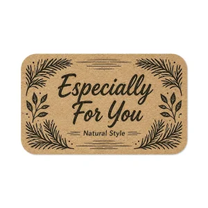 Strong Kraft Paper Clear Decal Sheet Waterproof Label for Cheese Wrap