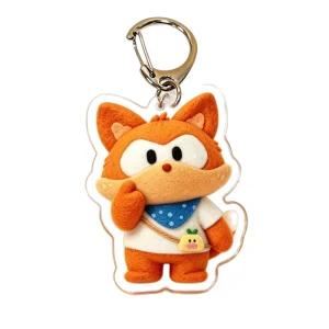 Style Acrylic Keychain Cute Bag Pendant Small Hanging Ornaments Women Backpack Decor Key Chains
