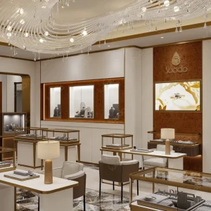 Sundo China Custom Jewellery Shop Counter Interior Design Luxury Shop Design Ideas Pictures Furniture to Display Jewelry