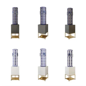 Sundo New Design Rotating Jewellery Cabinet LED Strip Lights Waterproof Eco-Friendly Portable Jewelry Display Cases for Trade