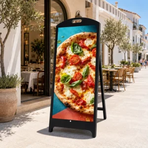 Commercial P2.5 Outdoor LED Screen 5000nits High Brightness IP65 Waterproof Standalone Digital Signage Totem for Business