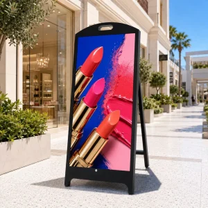 Sunlight Readable P2.5 Outdoor LED Screen IP65 Weatherproof Standalone Floor Stand Digital Signage Kiosk for Shopping Mall