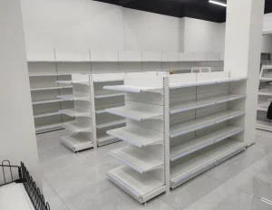Supermarket Gondola Shelving Metal Rack Heavy Duty Removable Assembleable for Retail Grocery Store Storage Display
