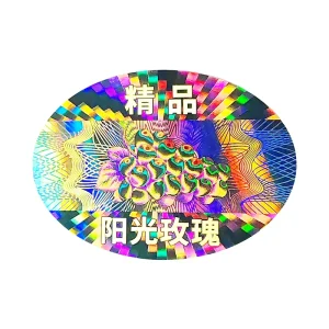 Supplier Custom Logo Hologram Sticker Holographic Label Security Tag Bright Surface Printing for Brand Identity Protection