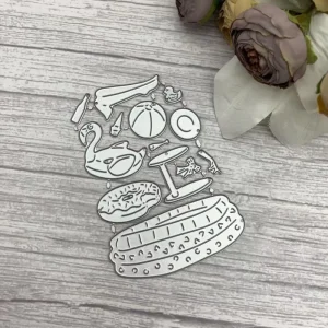 Swimming Ring Animal Shape Cartoon Metal Die Cut Embossing Template Tool for DIY Scrapbooking Paper Cards Craft Decoration