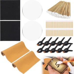 TCG Card Flattening Tool Kit Scratch Repair & Cleaning Set For Trading Card Care