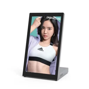 Table Top Touch Screen Android LCD Kiosk Stand Counter Top Display For Mall Advertising And Small Kiosks 13.3inch 15.6inch