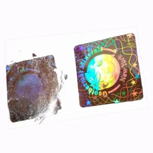 Tamper Proof Custom Laser 3D Hologram Sticker Label With Company Logo