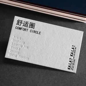 Thank You Greeting Card Postcards with Logo Customized Offset Printing Custom Art Business Card