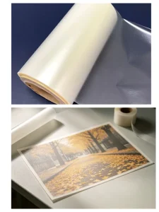 Thermal Hot Scratch Resistant Frosted Textured Lamination Film 23-28 Micron for Photo Wine Box Book Cover